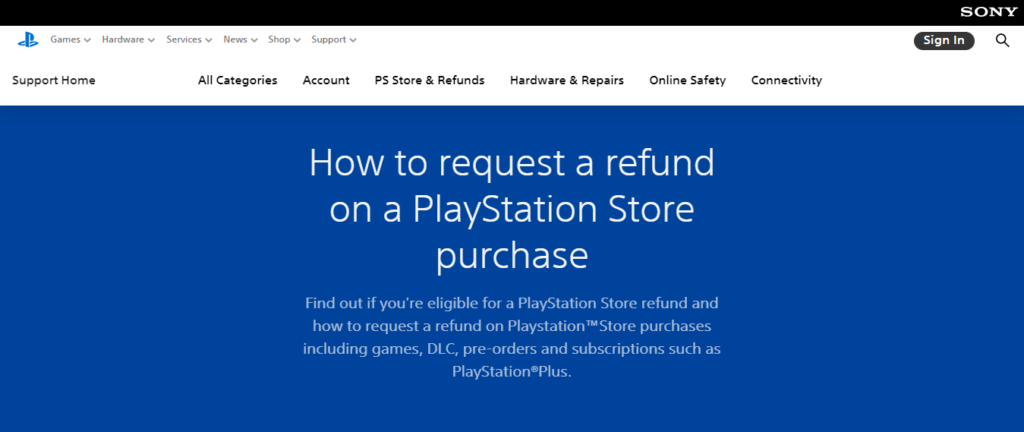  Request A Refund On A PS4 Or PS5 Game